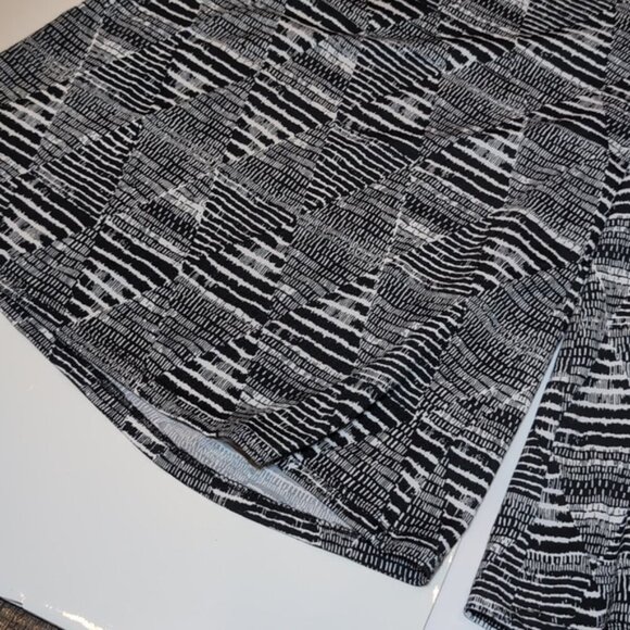 3/$20 FROCCELLA Italy Culottes Pants Flowy Striped Cropped Dressy Pull On - Picture 4 of 8